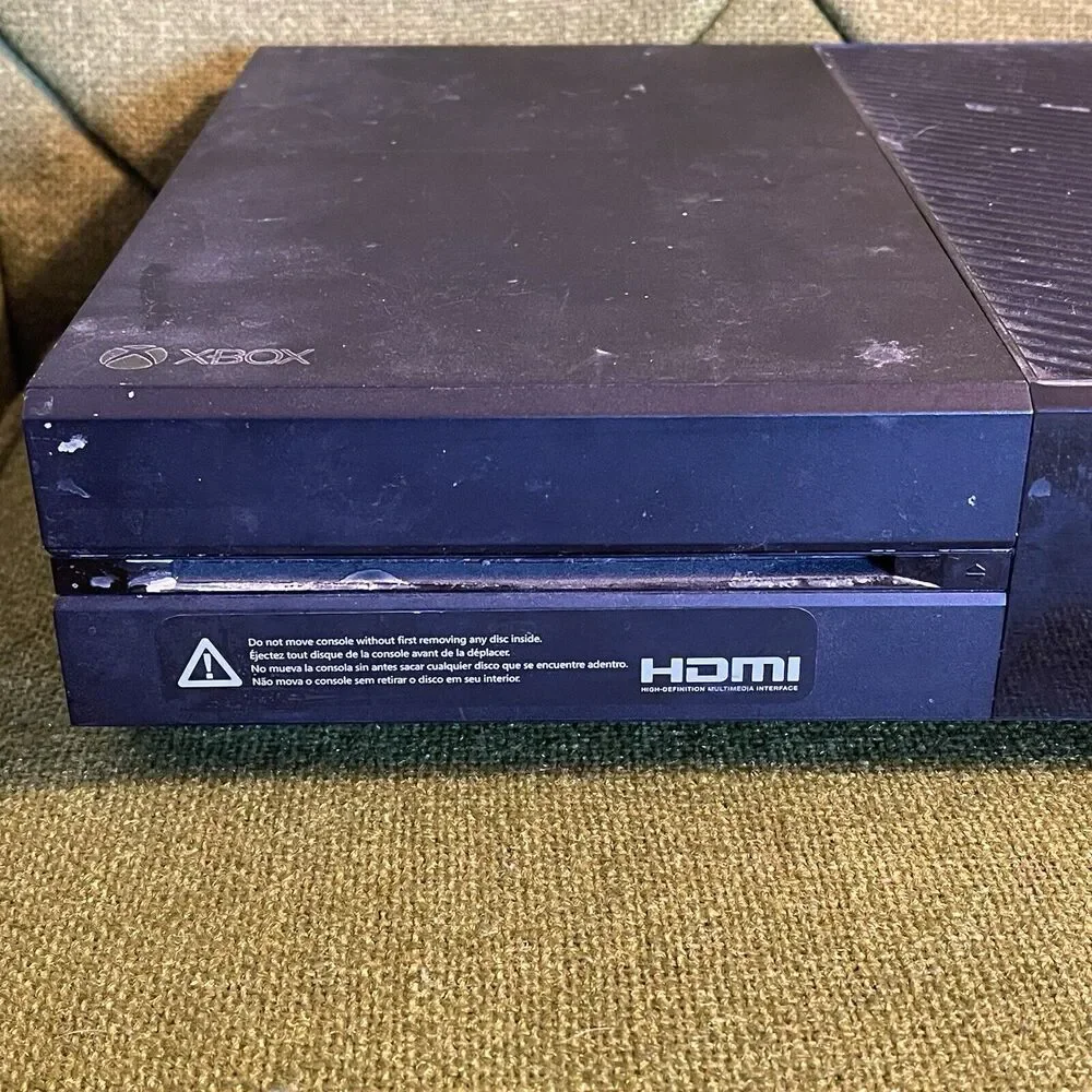 Microsoft Xbox One Black 1540 Console - No Power - For Part Or Repair As Is